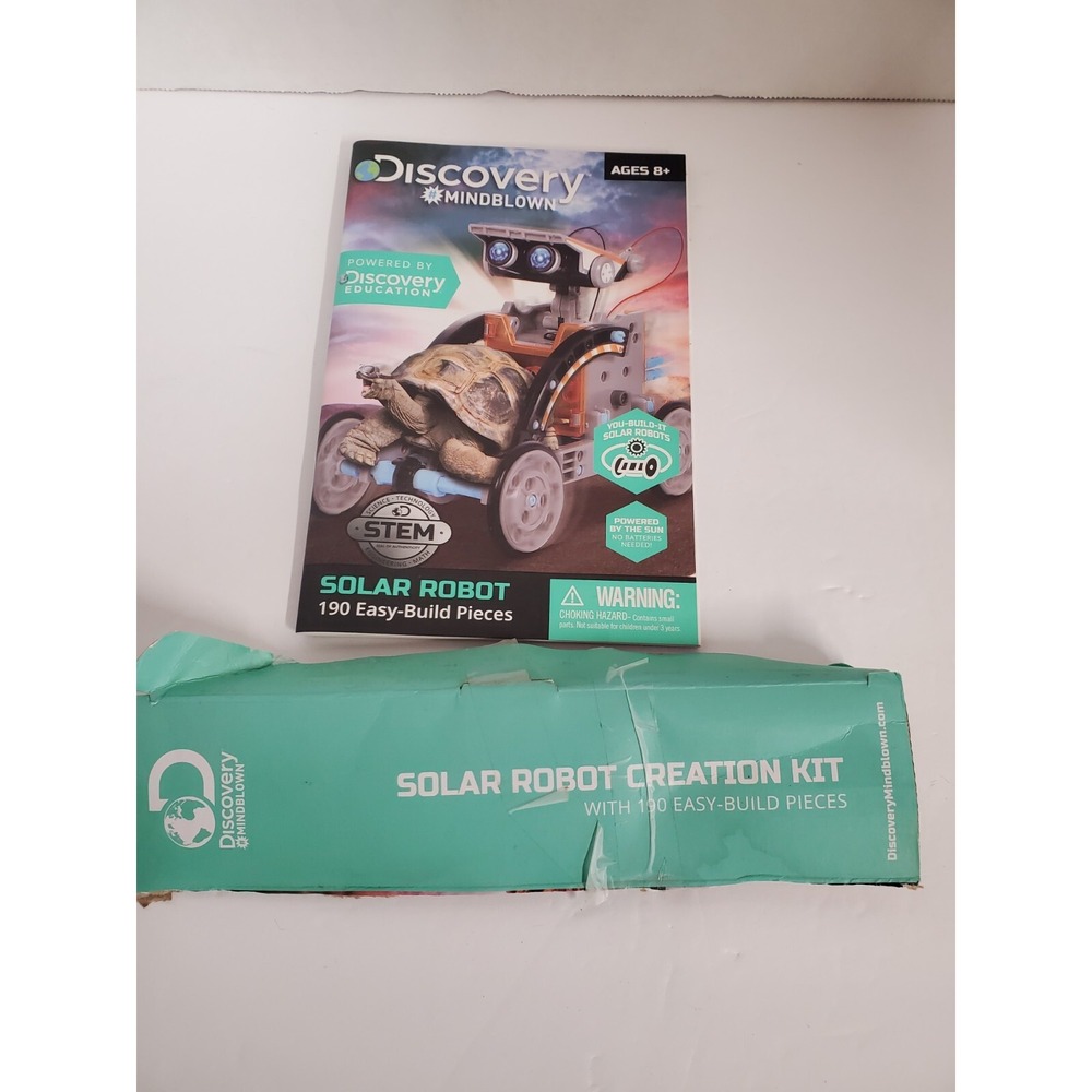 discovery mindblown solar robot creation kit Open Box